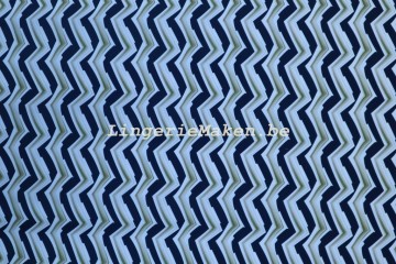 Blauw groen zigzag