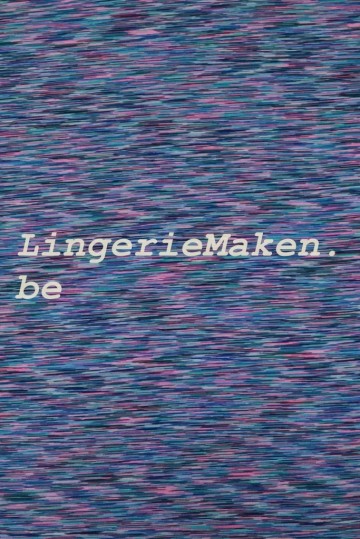 Blauw paars gestreept