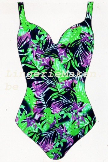 Groen paars  op bord