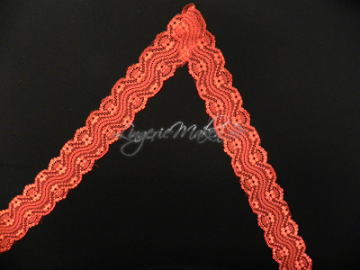 rood elastisch strokenkant 6 cm