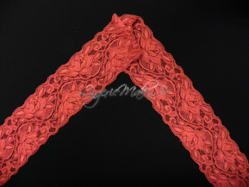 rood elastisch strokenkant 8 cm