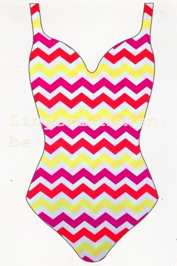 Rood geel paars  op bord