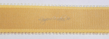 schouderband geel 17 mm, glanzend.