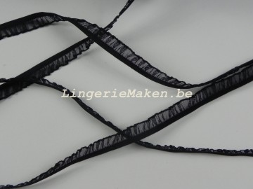 Sierpicot zwart franjes